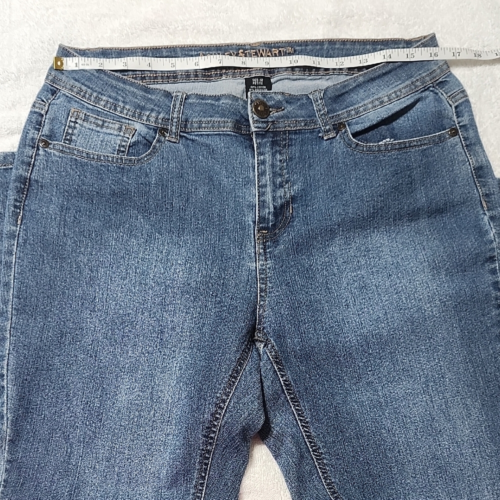 Ashley Stewart Blue Skinny Jeans - Picture 7 of 11